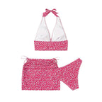 Damen Zweiteiliges Badeanzug-Set mit hochgeschlossenem Oberteil und figurschmeichelndem Rock R&B