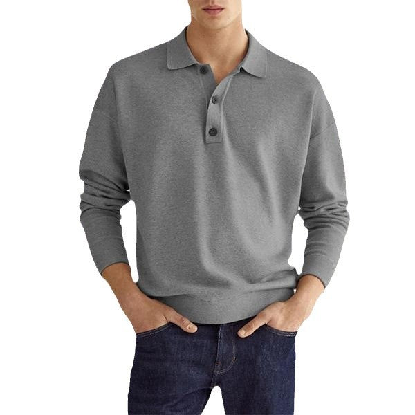 Herren Poloshirt aus weichem Material mit Knopfleiste R&B