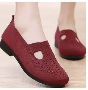 Damen Bequeme Freizeitschuhe mit atmungsaktiver Obermaterialstruktur R&B