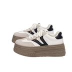 Damen Plateau-Sneaker mit modischer Verzierung