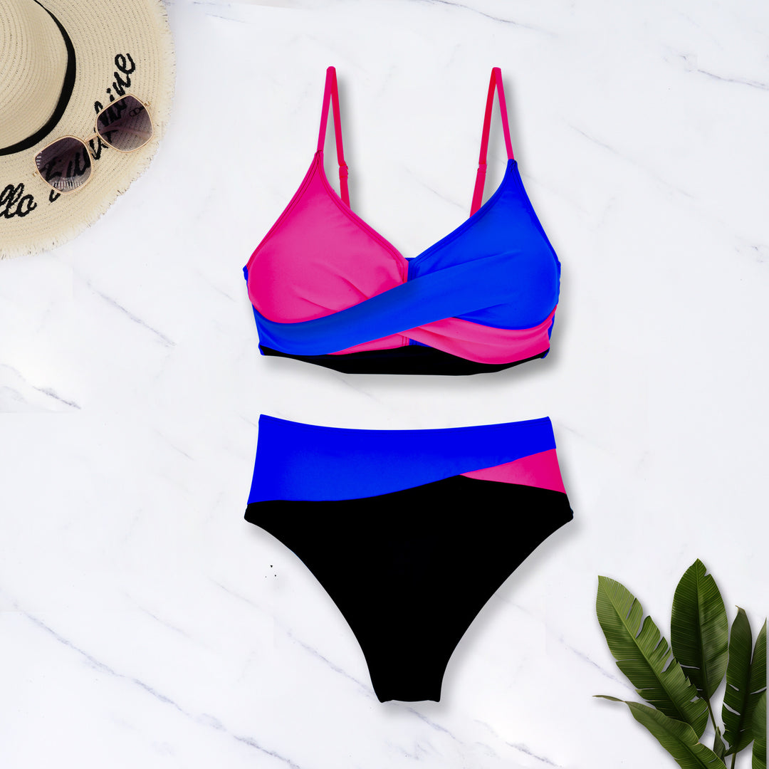 Damen Sportliches Zweiteiler Bikini-Set R&B