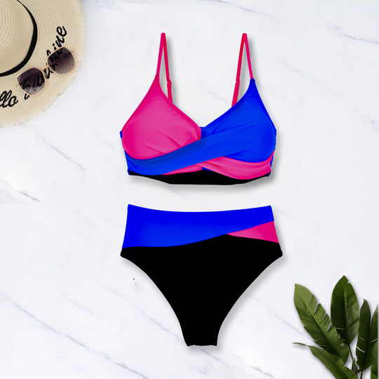 Damen Sportliches Zweiteiler Bikini-Set R&B