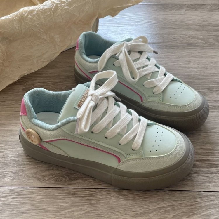Damen Sportliche Sneaker mit atmungsaktivem Mesh-Obermaterial und dämpfender Sohle R&B