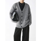 Herren Grobstrickjacke mit praktischen Taschen und stylischem Design