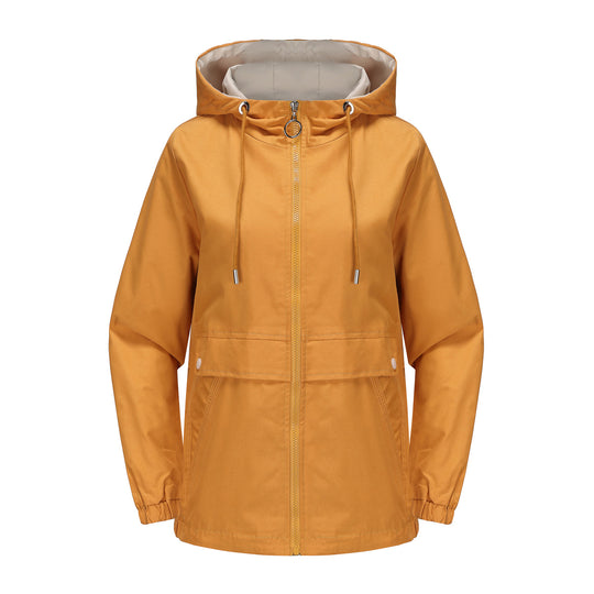 Damen modische Freizeitjacke mit verstellbarem Bund R&B