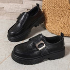 Damen Slipper mit modischem Verschluss und rutschfester Profilsohle R&B
