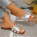 Damen Slipper mit atmungsaktiven Riemen R&B