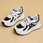 Damen Sportliche Sneakers mit atmungsaktivem Mesh-Obermaterial und dämpfendem Sohlenprofil R&B