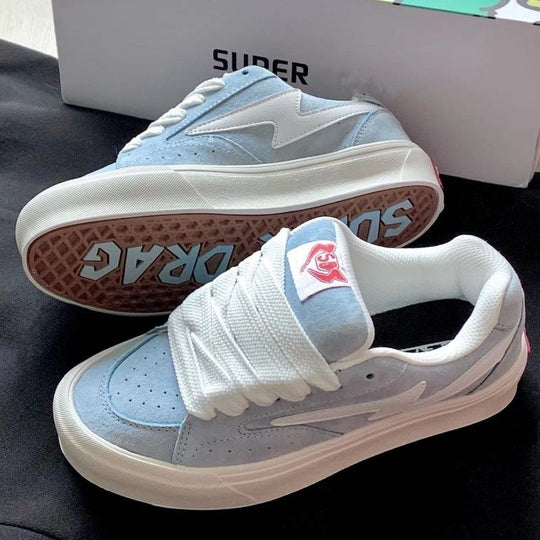 Damen Sportliche Sneaker mit hochwertiger Wildleder- und Mesh-Kombination R&B
