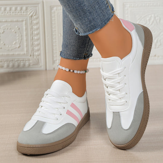 Damen Sneakers im sportlichen Design mit strukturiertem Obermaterial und rutschfester Sohle R&B