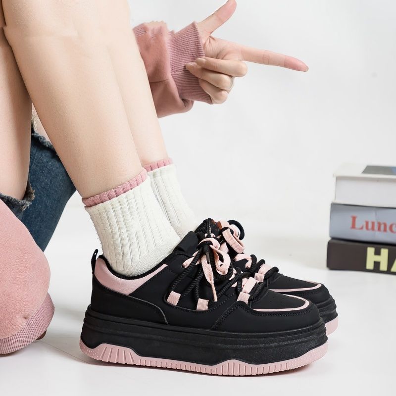 Damen Sportliche Chunky Sneaker mit gepolsterter Sohle R&B