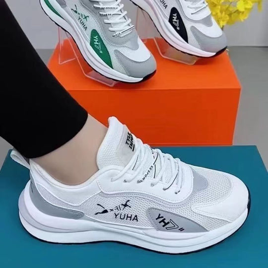 Damen leichte und atmungsaktive Sportschuhe mit flexibler Sohle R&B