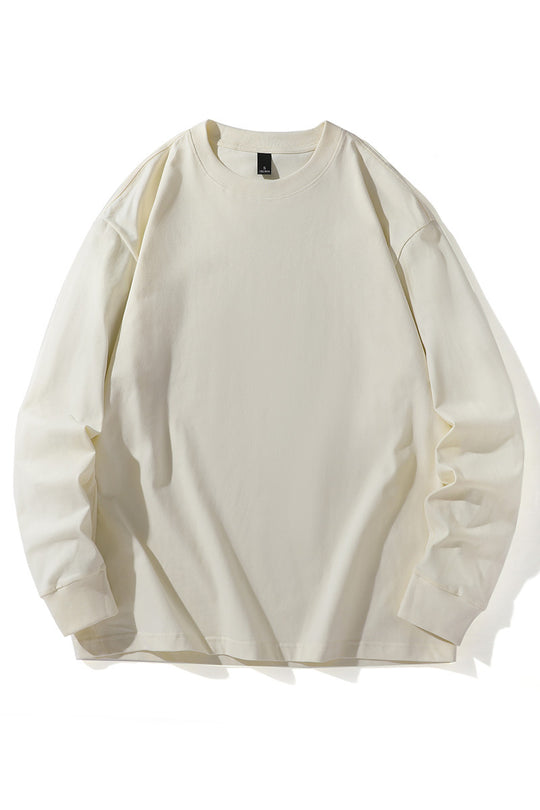 Damen lässiges Langarmshirt aus hochwertiger Baumwolle R&B
