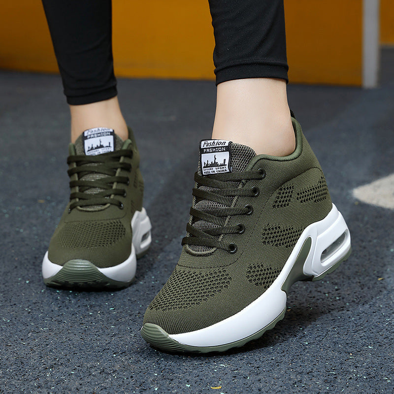 Damen Hochwertige Air-Cushion Sneakers mit atmungsaktivem Obermaterial
