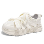 Damen Sportliche Sneakers mit atmungsaktivem Mesh-Obermaterial und robustem Sohlenprofil
