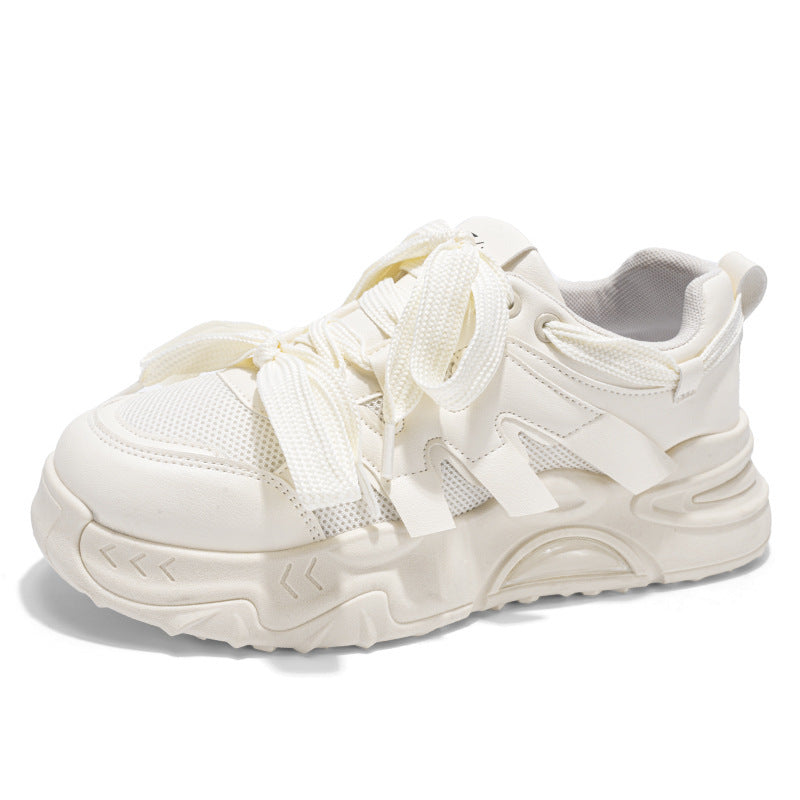 Damen Sportliche Sneakers mit atmungsaktivem Mesh-Obermaterial und robustem Sohlenprofil