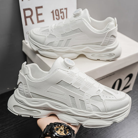 Damen Komfortable Schnellschnür-Sneaker mit atmungsaktiver Oberflächenstruktur R&B