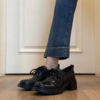 Damen modische Schnürschuhe mit Blockabsatz R&B