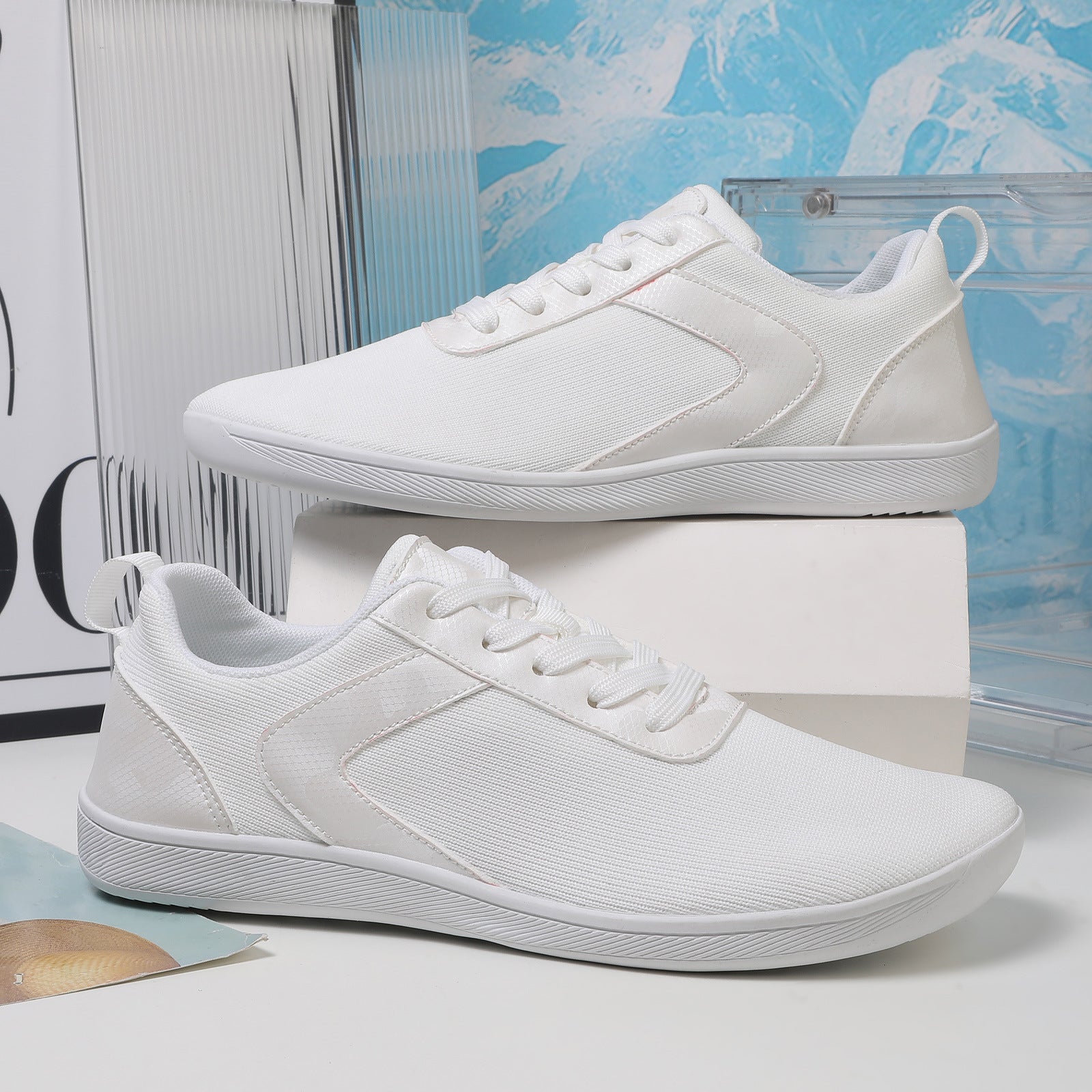 Damen Sportliche Freizeit-Sneaker mit atmungsaktivem Obermaterial und rutschfester Sohle R&B
