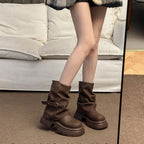 Damen Winterstiefel mit modischem Design und robuster Sohle R&B