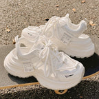 Damen Laufsneaker mit atmungsaktiver Mesh-Oberfläche und flexibler Sohle