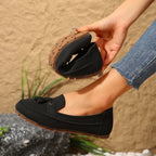 Damen Mokassins mit modischem Quasten-Detail und bequemer Sohle R&B