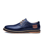 Herren Elegante Schnürschuhe aus hochwertigem Leder mit rutschfester Sohle
