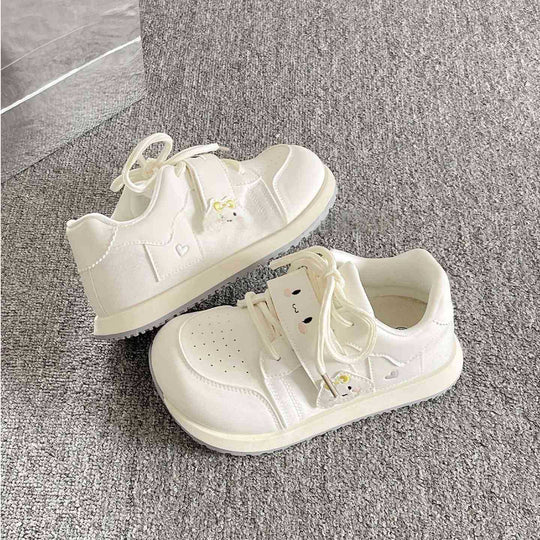 Damen Sportliche Sneakers mit niedlichen Tiermotiven und komfortabler Sohle R&B