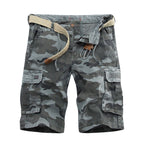 Herren Cargo-Shorts mit mehreren praktischen Taschen und verstellbarem Kordelzug R&B