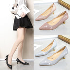 Damen schimmernde Pumps mit elegantem Blockabsatz R&B