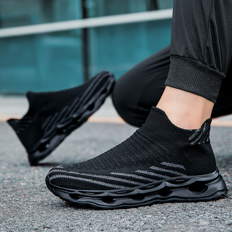 Damen Sportliche Knit Sneakers mit ergonomischer Dämpfungstechnologie