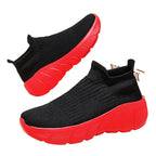 Damen Sneaker mit elastischem Strickdesign und innovativer Dämpfungstechnologie R&B
