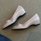 Damen elegante Ballerinas mit raffiniertem Riemchen
