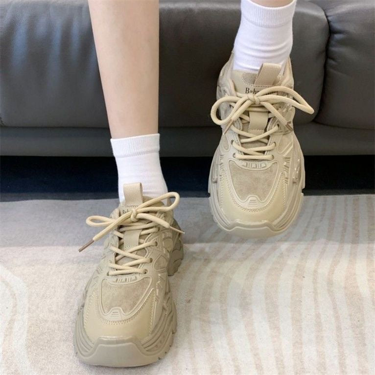Damen Sportliche Chunky Sneakers mit gepolsterter Innensohle und atmungsaktivem Obermaterial R&B
