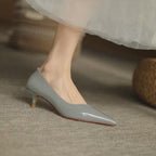 Damen elegante Slingback-Pumps mit spitzem Zehenbereich R&B