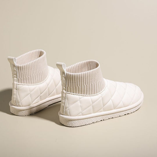 Damen Bequeme und stylische Winterboots mit elastischem Schaft und rutschfester Sohle R&B