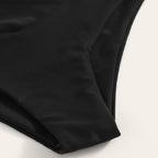 Damen Hochtaillierter Bikiniunterteil R&B