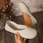 Damen Klassische Ballerinas aus hochwertigem Leder R&B