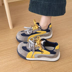 Damen Sportliche Sneakers mit atmungsaktiver Mesh-Oberfläche und robustem Profil R&B