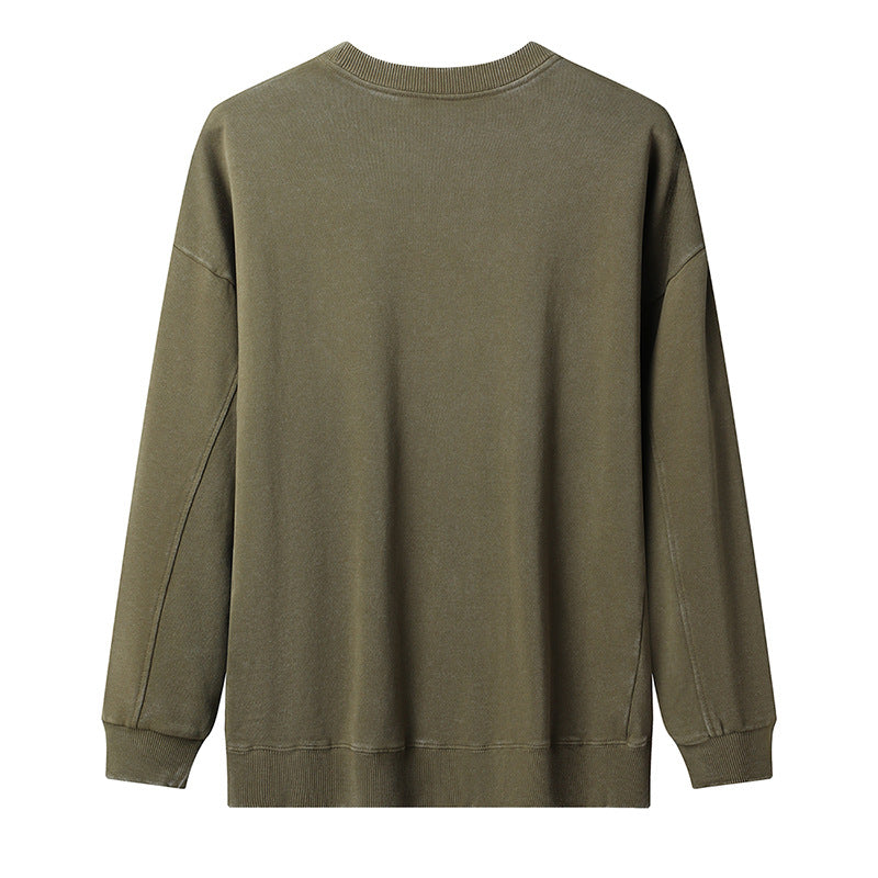 Damen lässiger Sweatshirt mit seitlichen Taschen R&B