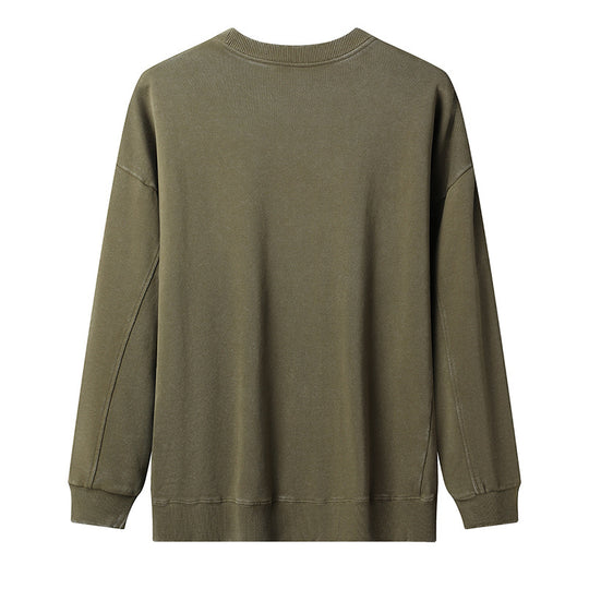 Damen lässiger Sweatshirt mit seitlichen Taschen R&B