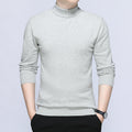 Herren stilvoller Rollkragenpullover aus weichem Baumwollmix R&B