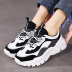 Damen Sportliche Chunky Sneakers mit atmungsaktiver Mesh-Oberfläche und dämpfender Sohle