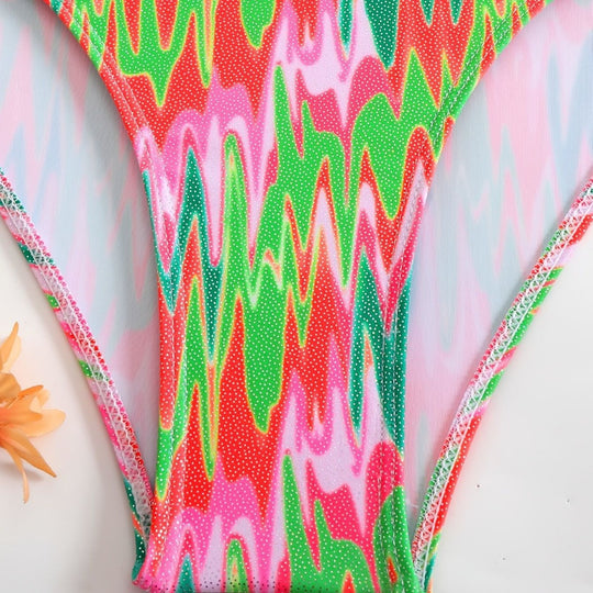 Damen Schwimmanzug mit modischem Cut-Out R&B