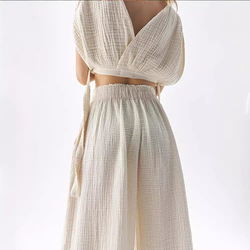 Damen Lässiger Two-Piece Jumpsuit R&B