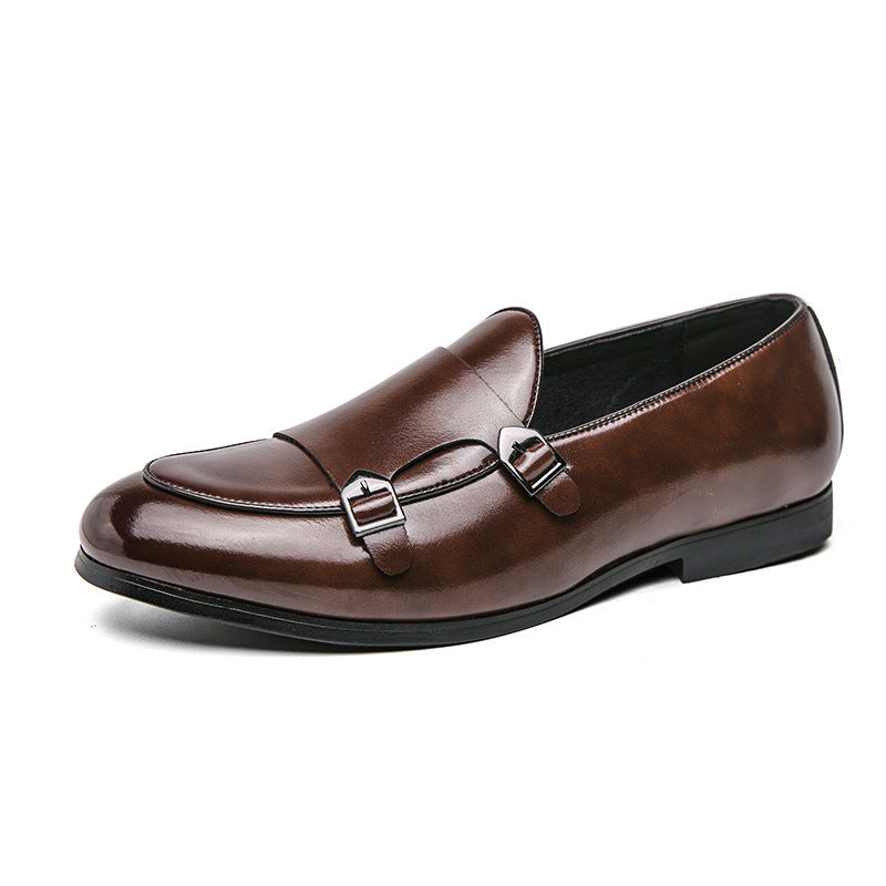 Damen elegante Mokassins mit modischen Schnallen