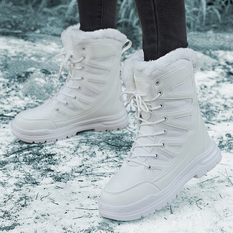 Damen Winterboots mit abnehmbarem Futter und rutschfester Sohle