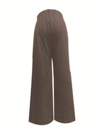 Damen Weite Sommerhose mit elastischem Bund und lockerer Passform R&B