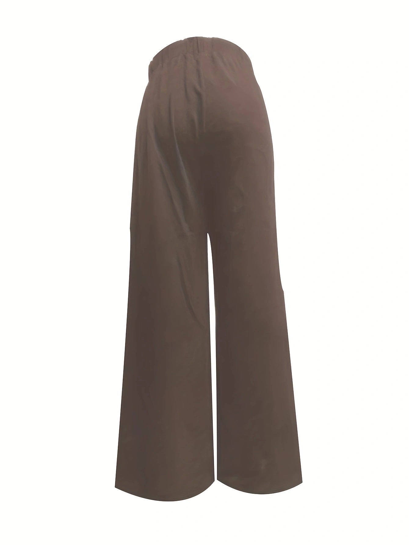Damen Weite Sommerhose mit elastischem Bund und lockerer Passform R&B