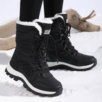 Damen Winterstiefel mit isolierendem Futter und rutschfester Sohle R&B